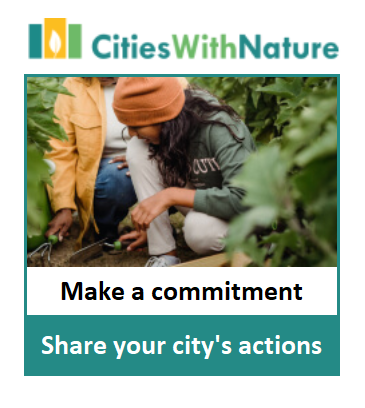 logo of CitiesWithNature to make a pledge