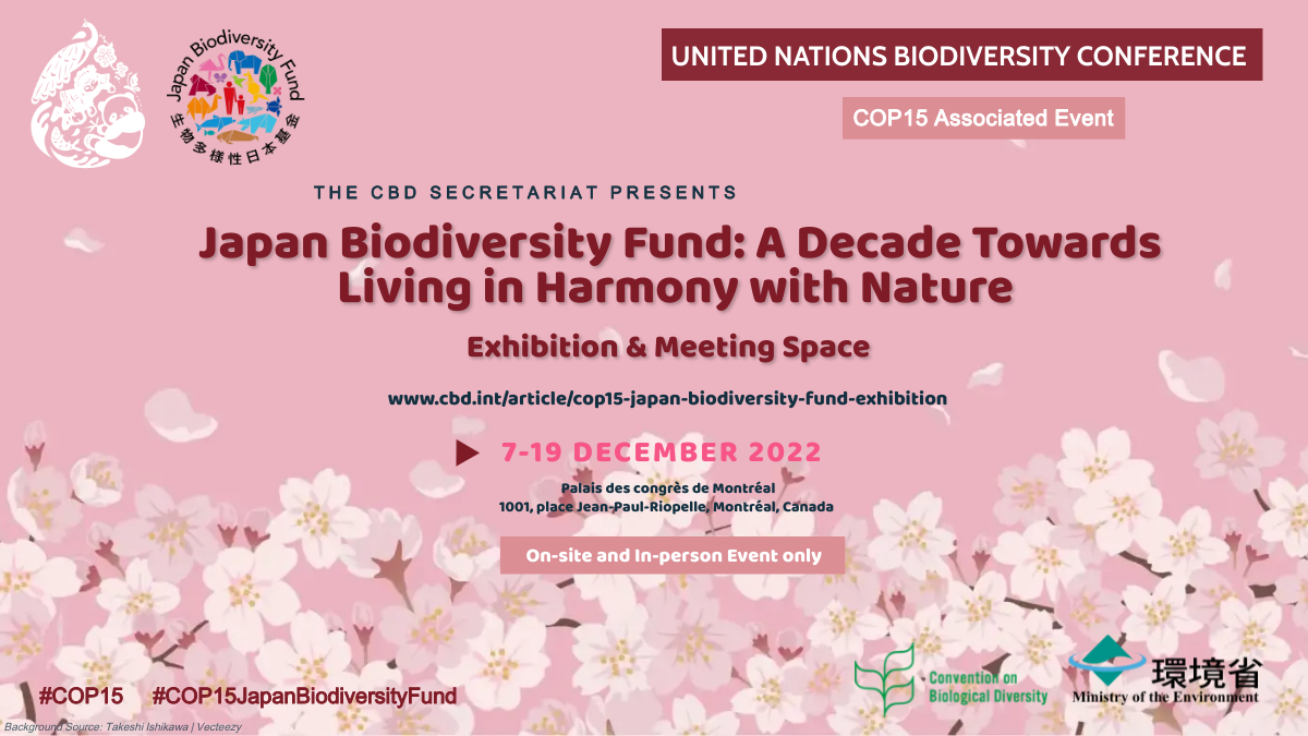 slide introducing the Japan Biodiversity Forum